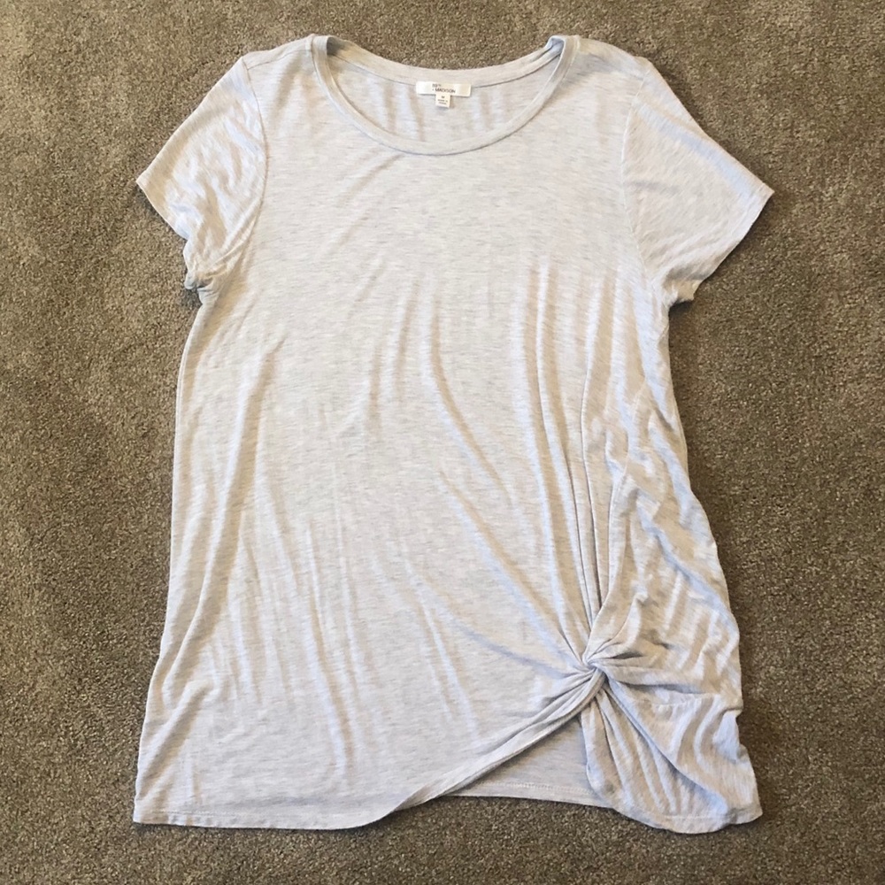 🔴Long t shirt with tie detail
